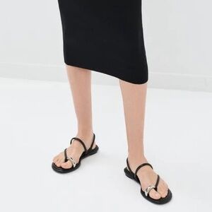 Vince Black Lucila Sandals